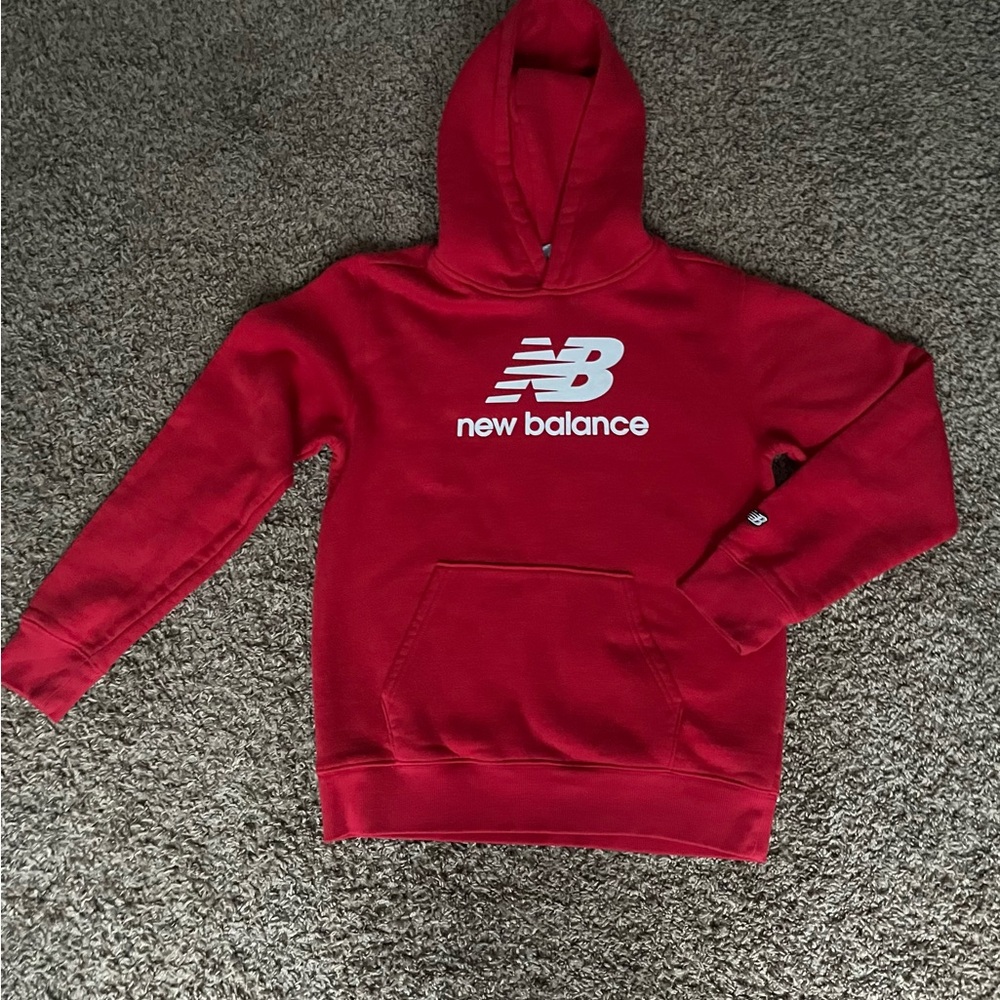 New Balance Bold Red Pullover Hoodie